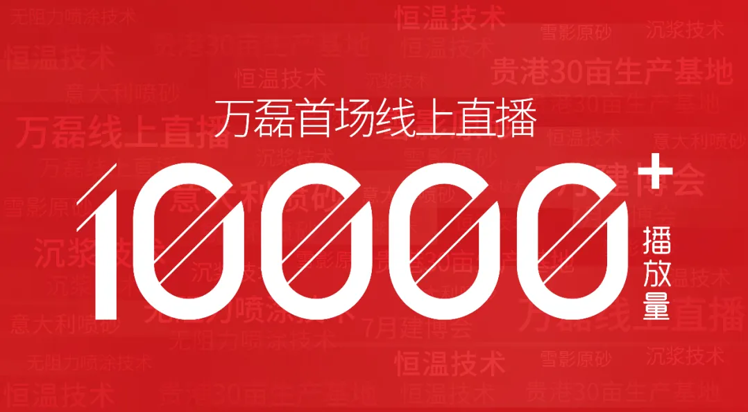 10000+人氣，萬磊首場線上直播 完美收官！